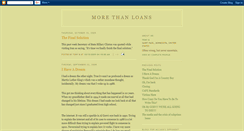 Desktop Screenshot of morethanloans.blogspot.com