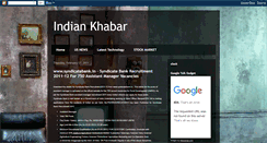Desktop Screenshot of india2daynews.blogspot.com