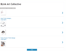 Tablet Screenshot of blinkartcollective.blogspot.com