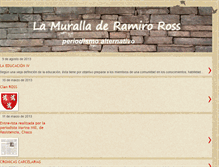 Tablet Screenshot of lamuralladeramiroross.blogspot.com