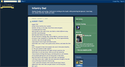 Desktop Screenshot of infantrydad.blogspot.com