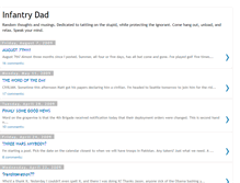 Tablet Screenshot of infantrydad.blogspot.com