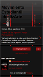 Mobile Screenshot of movimiento-estudiantilidealizarte.blogspot.com