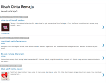 Tablet Screenshot of kisahcintaremaja.blogspot.com