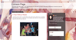 Desktop Screenshot of crimsonpage.blogspot.com