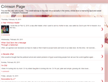 Tablet Screenshot of crimsonpage.blogspot.com