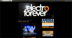 Desktop Screenshot of electroforever2009.blogspot.com