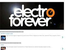 Tablet Screenshot of electroforever2009.blogspot.com