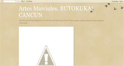 Desktop Screenshot of butokukai.blogspot.com