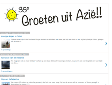 Tablet Screenshot of groetenuitazie.blogspot.com