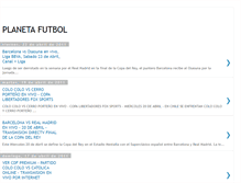 Tablet Screenshot of planetafutbolvivo.blogspot.com