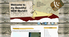 Desktop Screenshot of mybeautifulnewworld.blogspot.com