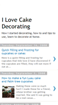 Mobile Screenshot of ilovecakedecorating.blogspot.com