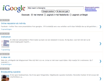 Tablet Screenshot of mijnnaamisgeorgina.blogspot.com