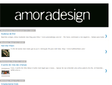 Tablet Screenshot of amoradesign.blogspot.com