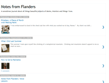 Tablet Screenshot of notesfromflanders.blogspot.com