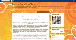 Desktop Screenshot of jessicasunshineyoga.blogspot.com