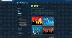 Desktop Screenshot of eid-wallpapers.blogspot.com