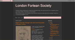 Desktop Screenshot of forteanlondon.blogspot.com