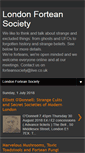 Mobile Screenshot of forteanlondon.blogspot.com