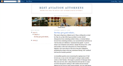 Desktop Screenshot of bestaviationattorneys.blogspot.com
