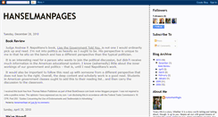 Desktop Screenshot of hanselmanpages.blogspot.com