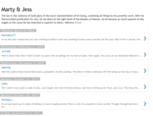 Tablet Screenshot of martyandjess.blogspot.com