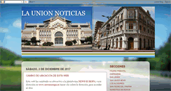 Desktop Screenshot of launionnoticias.blogspot.com