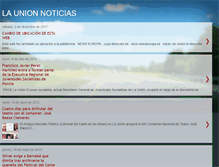Tablet Screenshot of launionnoticias.blogspot.com