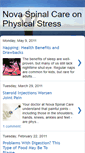 Mobile Screenshot of novaspinalcarephysicalstress.blogspot.com