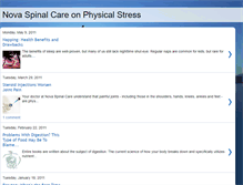 Tablet Screenshot of novaspinalcarephysicalstress.blogspot.com