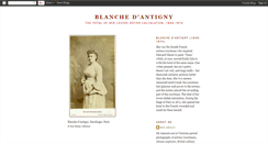 Desktop Screenshot of blanchedantigny.blogspot.com
