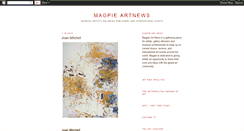 Desktop Screenshot of magpie-artnews.blogspot.com