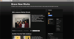 Desktop Screenshot of bravenewworks.blogspot.com