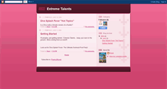 Desktop Screenshot of extremetalents.blogspot.com