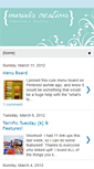 Mobile Screenshot of mariahscreations.blogspot.com