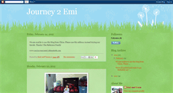 Desktop Screenshot of ourjourney2emi.blogspot.com