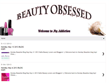 Tablet Screenshot of beautyobsessed2.blogspot.com