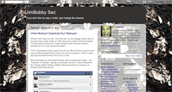 Desktop Screenshot of jimbobbysez.blogspot.com