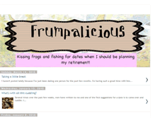 Tablet Screenshot of frumpalicious.blogspot.com