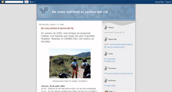 Desktop Screenshot of decomosufrimoselcaminodelcid.blogspot.com