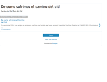 Tablet Screenshot of decomosufrimoselcaminodelcid.blogspot.com