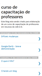 Mobile Screenshot of capacitacaodeprofessores.blogspot.com