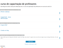 Tablet Screenshot of capacitacaodeprofessores.blogspot.com