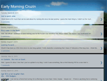 Tablet Screenshot of earlymorningcruzin.blogspot.com
