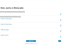 Tablet Screenshot of noisjuntoemisturado.blogspot.com