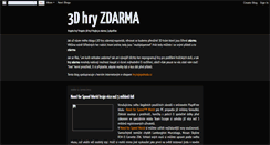 Desktop Screenshot of 3dhryzdarma.blogspot.com