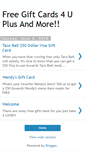 Mobile Screenshot of free-gift-cards-4u.blogspot.com