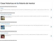 Tablet Screenshot of historia-de-mexico.blogspot.com