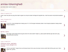 Tablet Screenshot of annisarizkaninghadi.blogspot.com